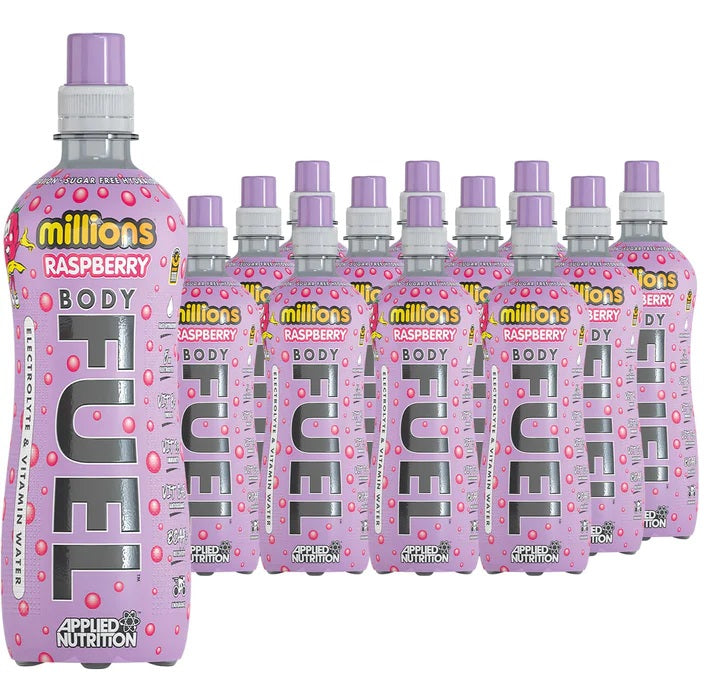 Applied Nutrition Body Fuel Electrolyte Water 12x500ml Millions Raspberry