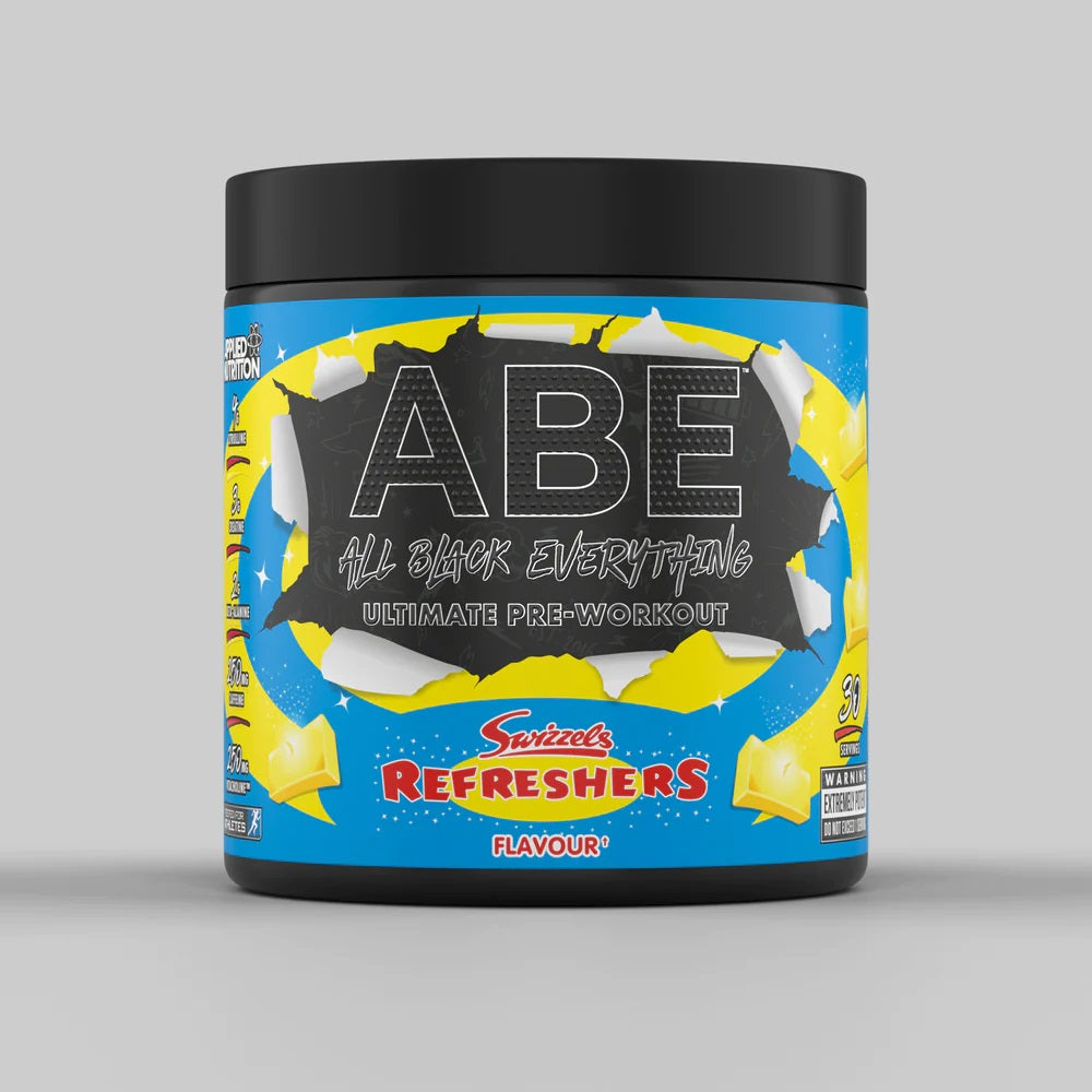 Applied Nutrition ABE (All Black Everything) 375g Swizzels Love Hearts