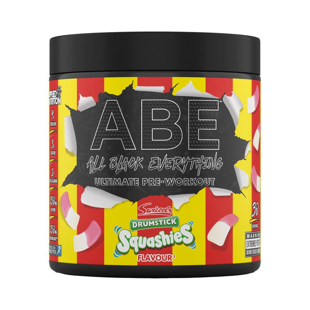 Applied Nutrition ABE (All Black Everything) 375g Swizzels Love Hearts