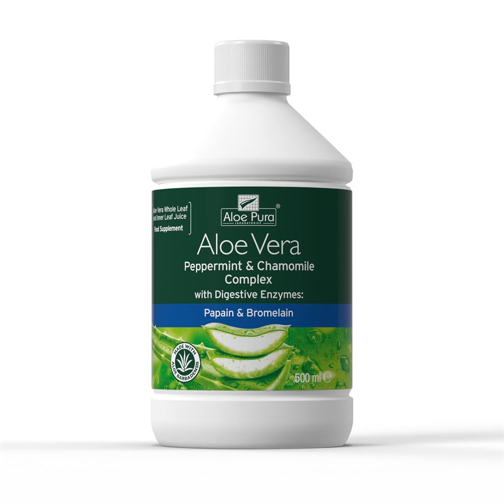 Aloe Pura_Aloe Vera Peppermint & Chamomile 500ml