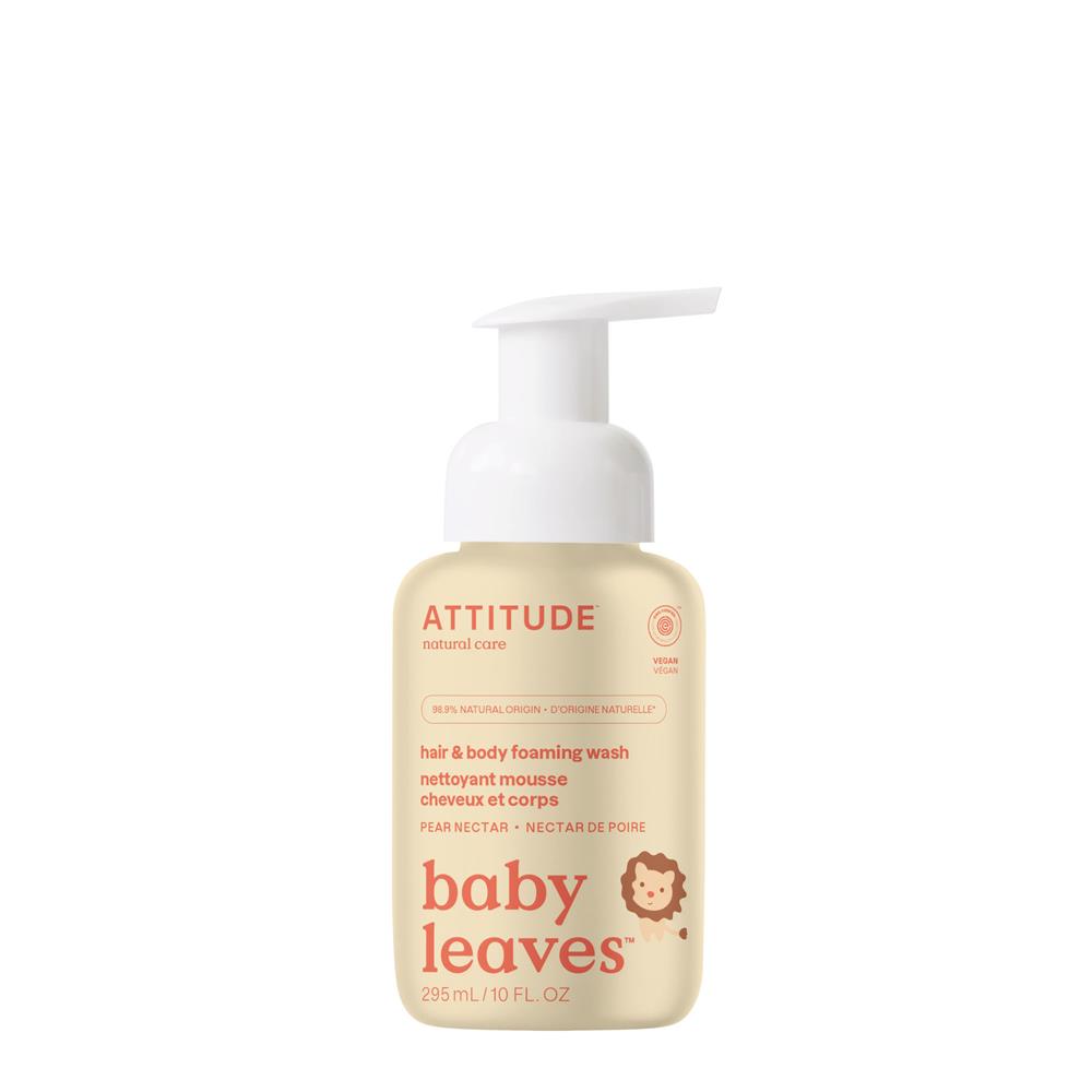 Attitude_Baby Leaves - 2in1 Foaming Wash - Pear Nectar - 295 mL