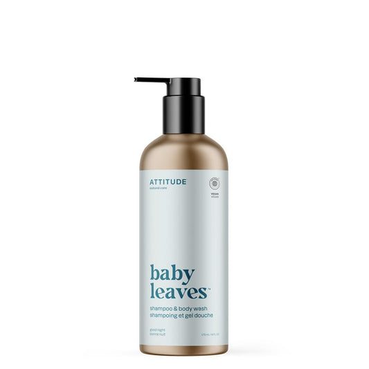 Attitude_Baby Leaves Essential 2in1 Shampoo & Body Wash Almond Milk 473ml