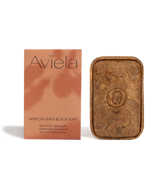 Aviela_African Shea Black Soap 120g