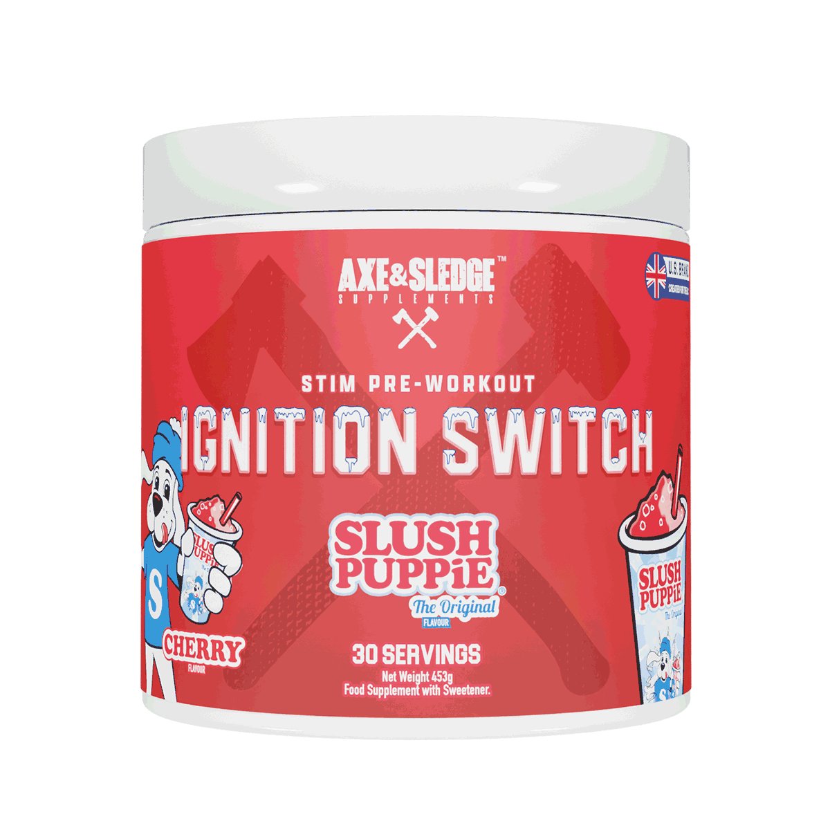 Axe & Sledge Supplements Ignition Switch 453g SLUSH PUPPiE Cherry