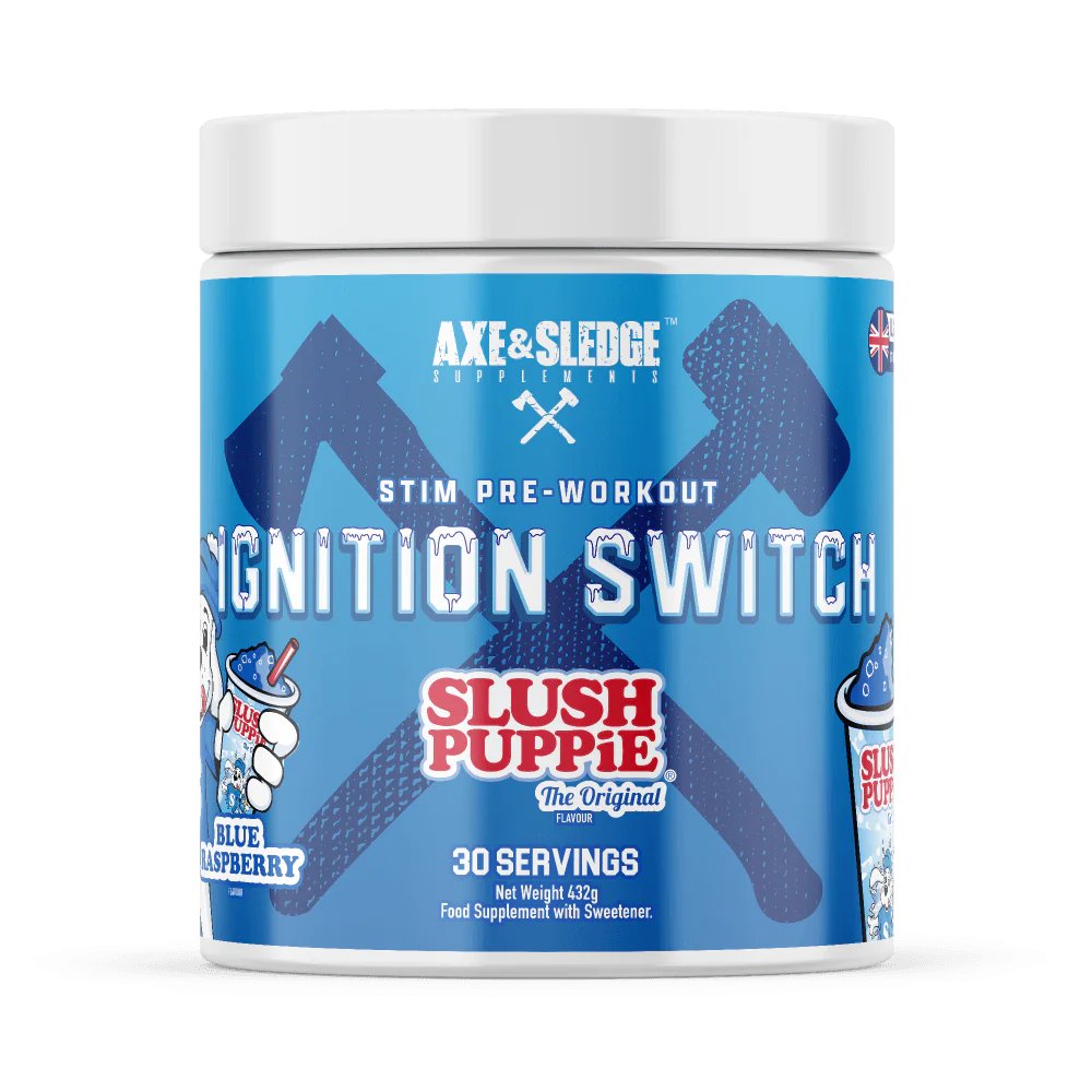 Axe & Sledge Supplements Ignition Switch 432g SLUSH PUPPiE Blue Raspberry