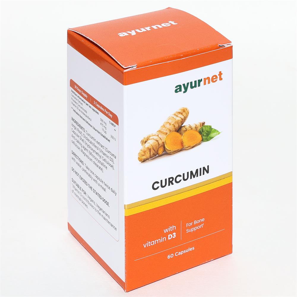 Ayurnet_Curcumin with Vitamin D3 60 capsules
