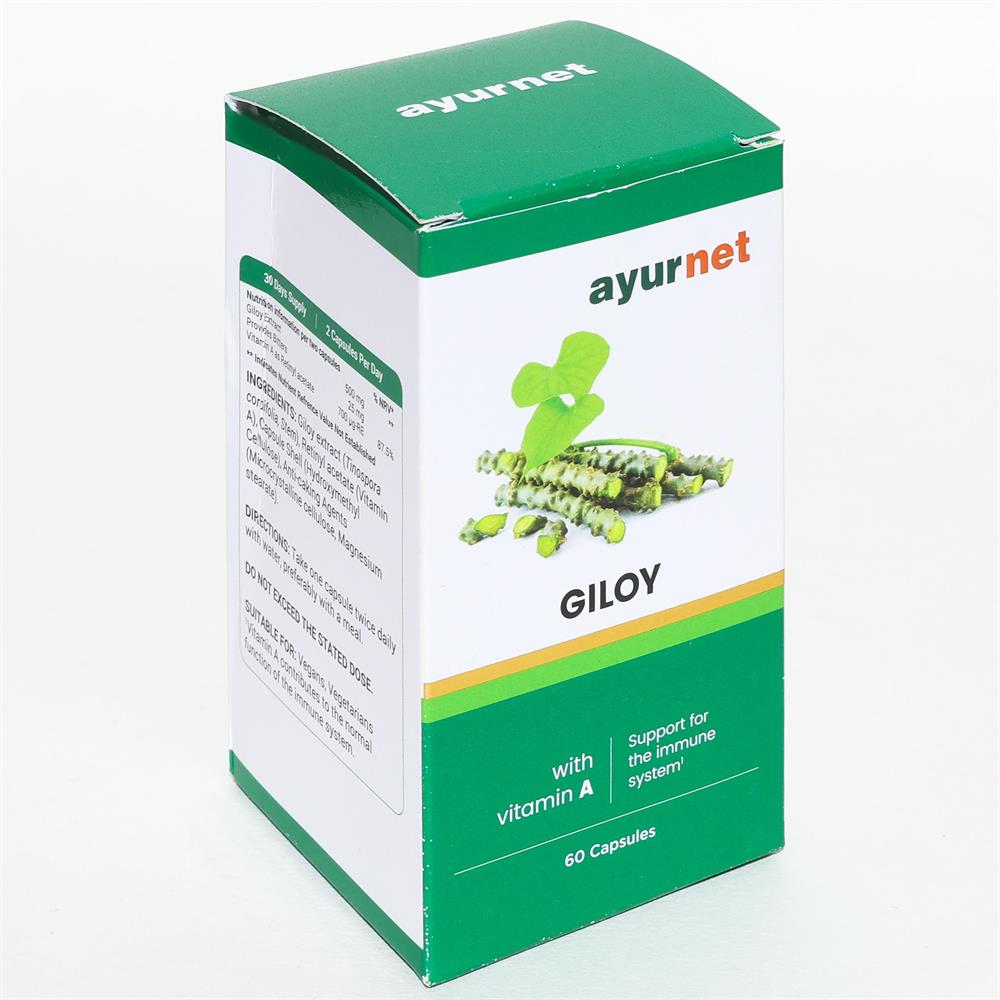 Ayurnet_Giloy with Vitamin A. 60 capsules.