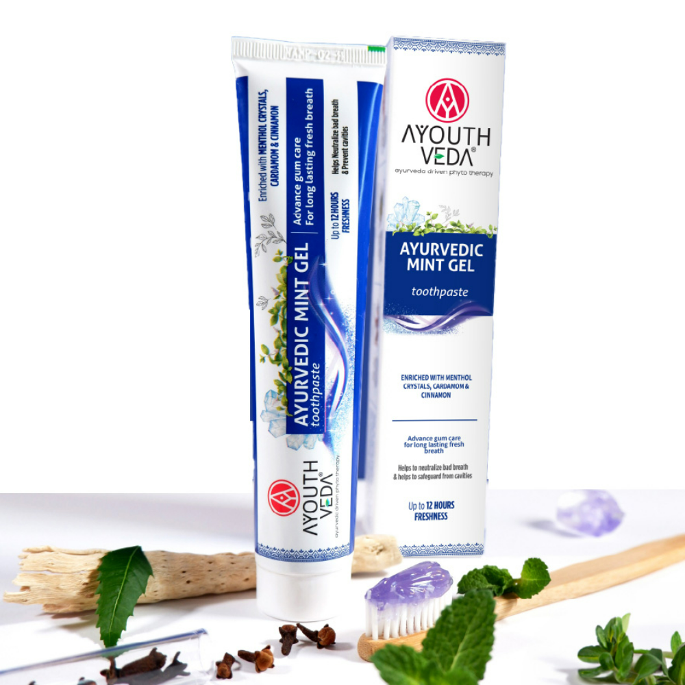 Ayouthveda_Ayurvedic Mint Gel Toothpaste 100g-pack of 2