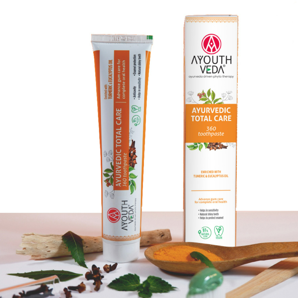 Ayouthveda_Ayurvedic Total Care 360 Toothpaste 100g-pack of 2