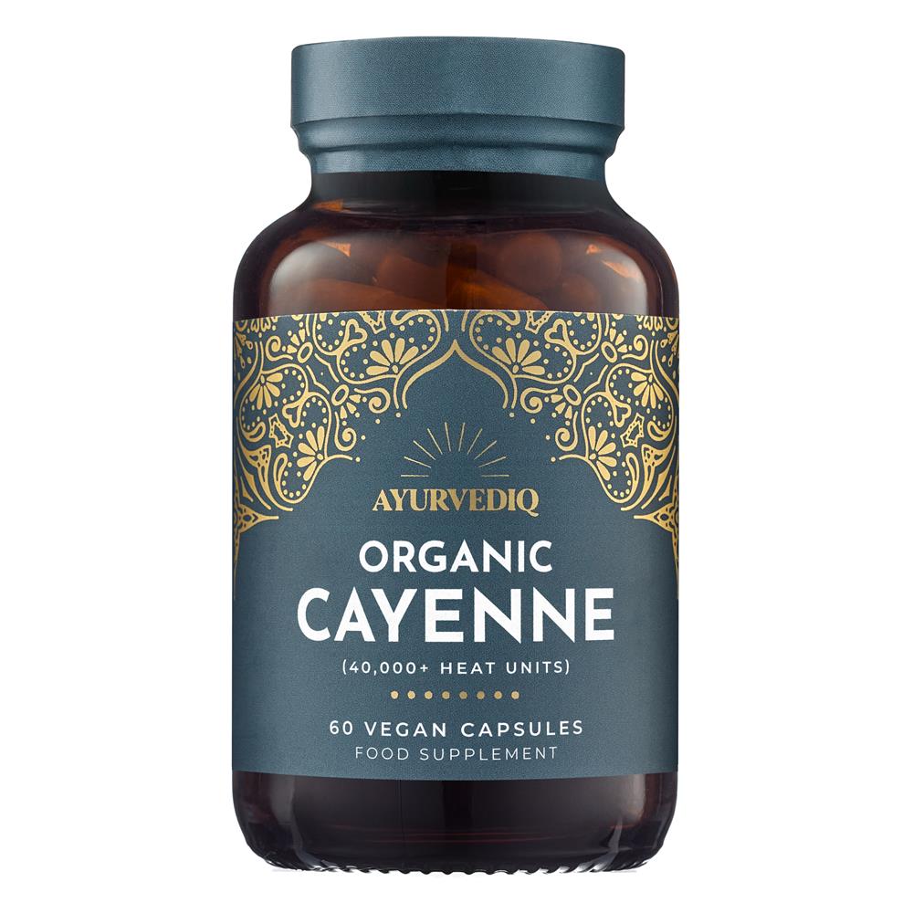 Ayurvediq Wellness_Organic Cayenne Pepper 60 capsules