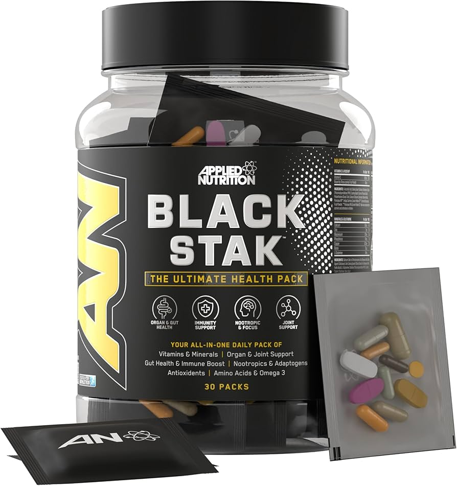 Applied Nutrition Black Stak- Ultimate Health Pack 30 Sachets
