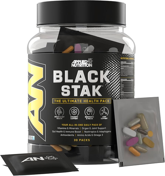 Applied Nutrition Black Stak- Ultimate Health Pack 30 Sachets