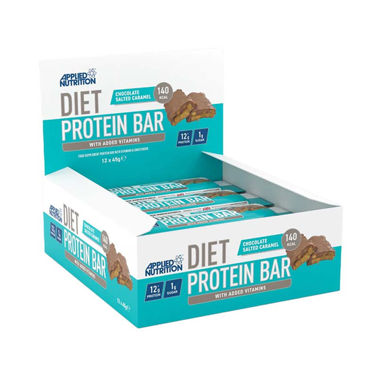 Applied Nutrition Diet Protein Bar 12x45g Chocolate Salted Caramel
