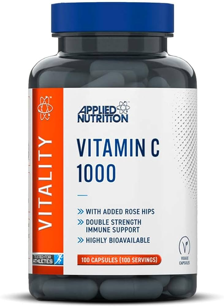 Applied Nutrition VITALITY - Vitamin C 1000MG & ROSE HIPS 100Veg Caps
