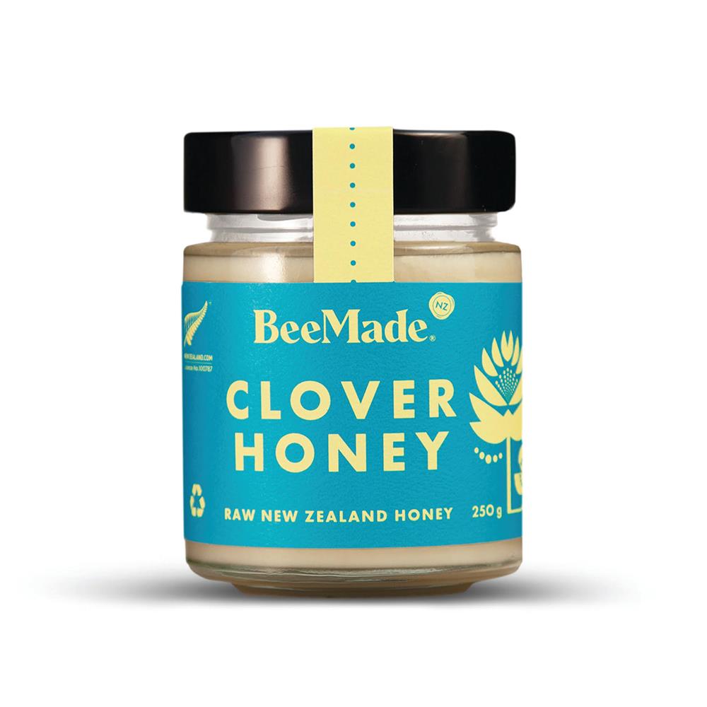 BeeMade_Harvest New Zealand Clover Honey 250g