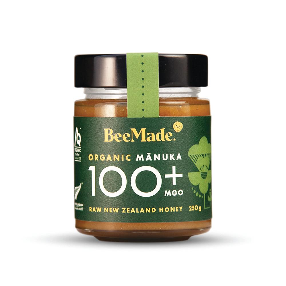 BeeMade_Organic New Zealand Manuka Honey MGO 100+ 250g