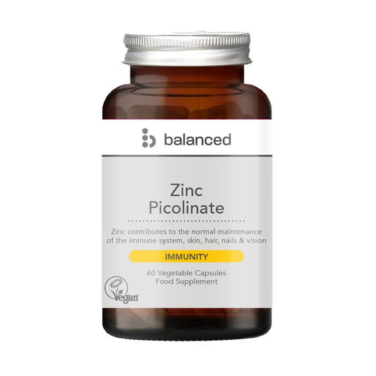 Balanced_Zinc Picolinate 60 Veggie Caps - Reusable Bottle