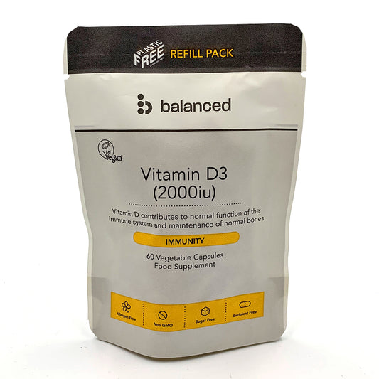 Balanced_Vitamin D3 60 Veggie Caps - Refill Pouch