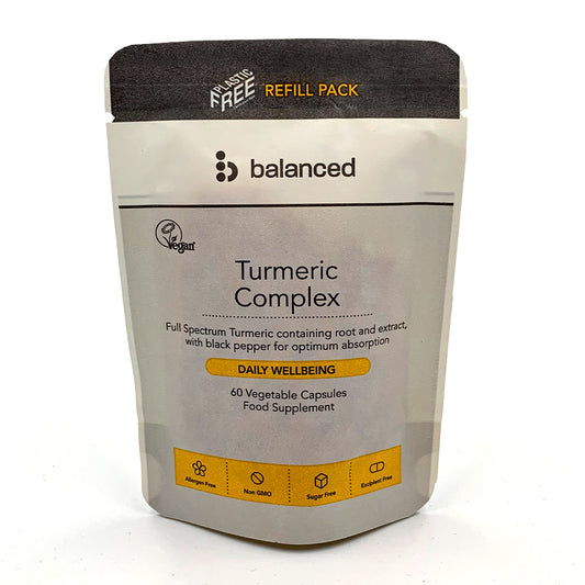 Balanced_Turmeric Complex 60 Veggie Caps - Refill Pouch