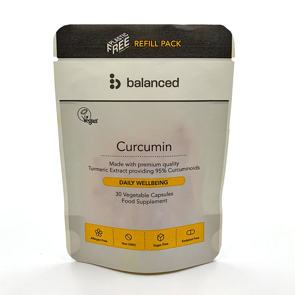 Balanced_Curcumin (Turmeric Extract) 30 Veggie Caps - Refill Pouch