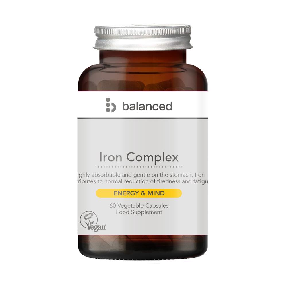 Balanced_Iron Complex 60 Veggie Caps - Reusable Bottle