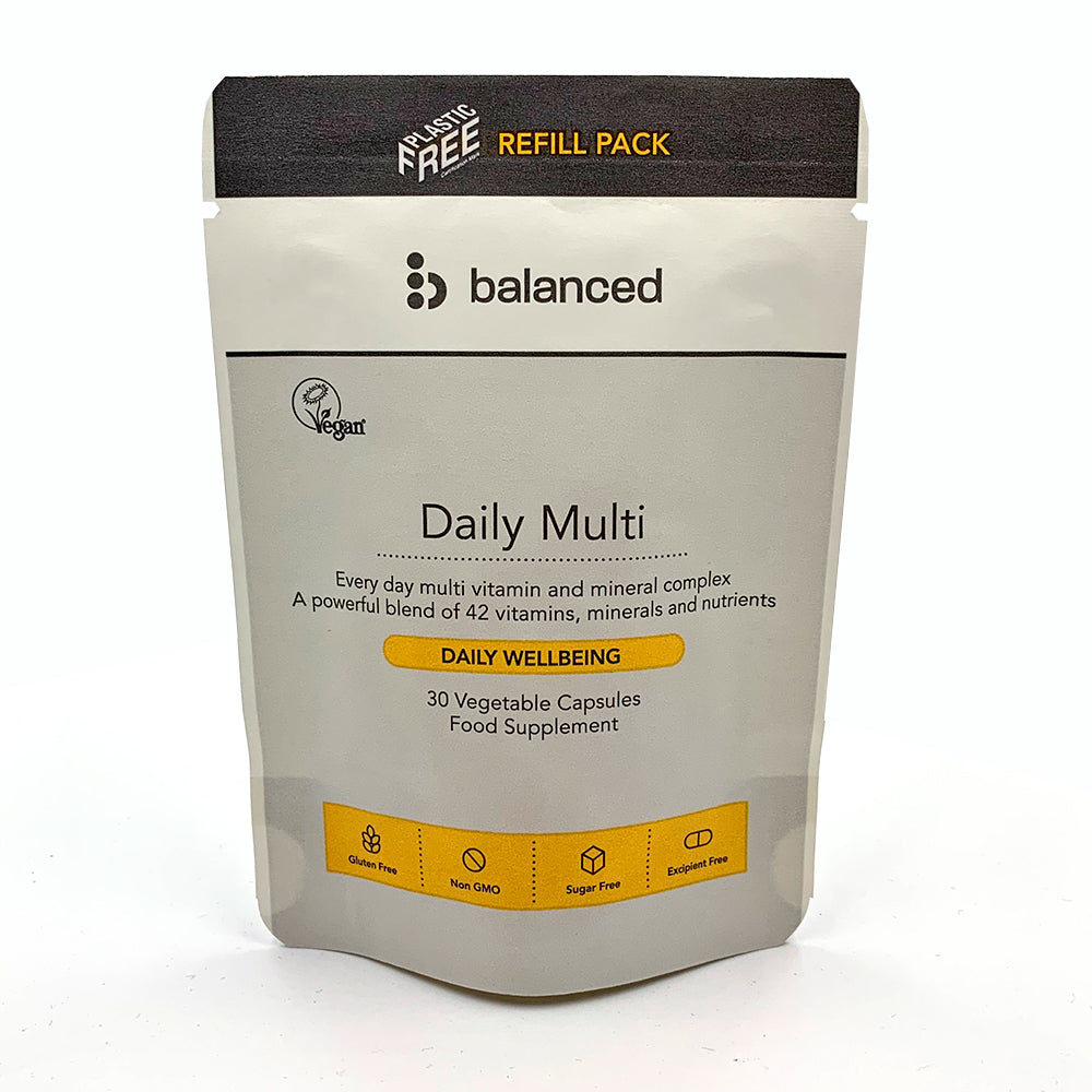 Balanced_Daily Multi Vitamin 30 Veggie Caps - Refill Pouch