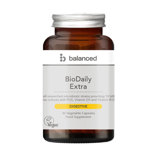 Balanced_BioDaily Extra 30 Veggie Caps - Reusable Bottle