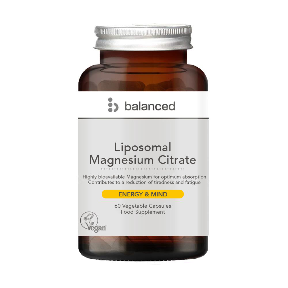 Balanced_Liposomal Magnesium Citrate 60 Veggie Caps - Reusable Bottle