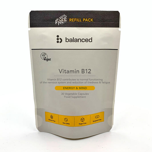 Balanced_Vitamin B12 30 Veggie Caps - Refill Pouch