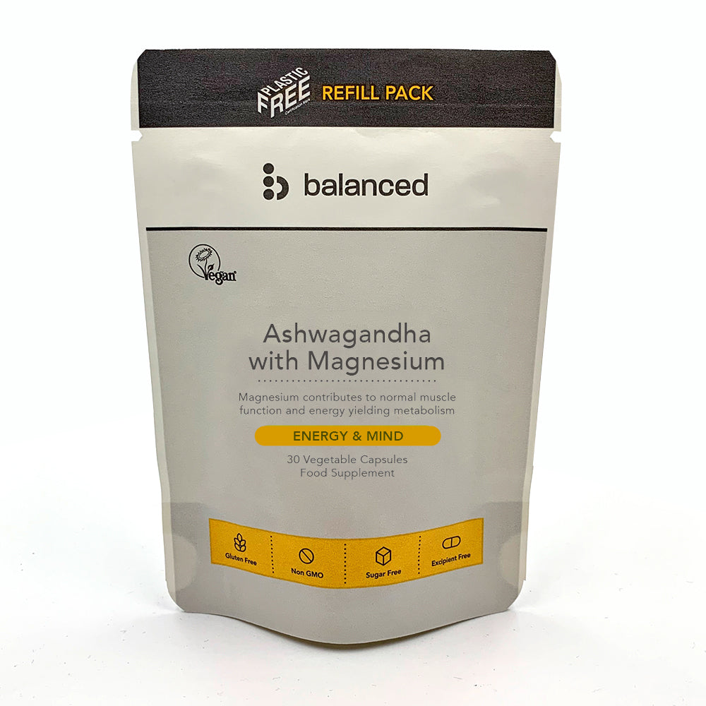 Balanced_Ashwagandha With Magnesium 30 Veggie Caps - Refill Pouch
