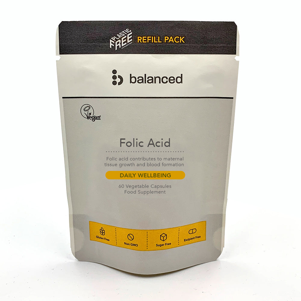 Balanced_Folic Acid 60 Veggie Caps - Refill Pouch