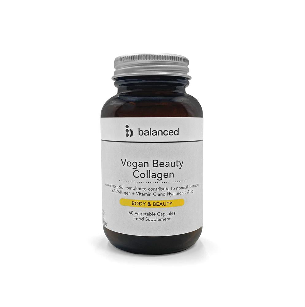 Balanced_Vegan Beauty Collagen 60 Veggie Caps - Reusable Bottle