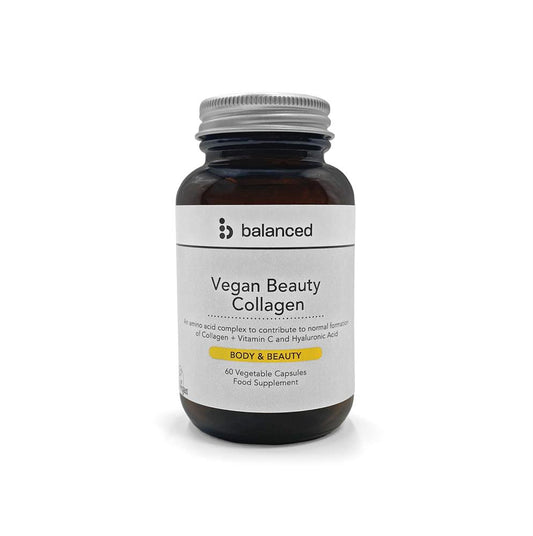Balanced_Vegan Beauty Collagen 60 Veggie Caps - Reusable Bottle
