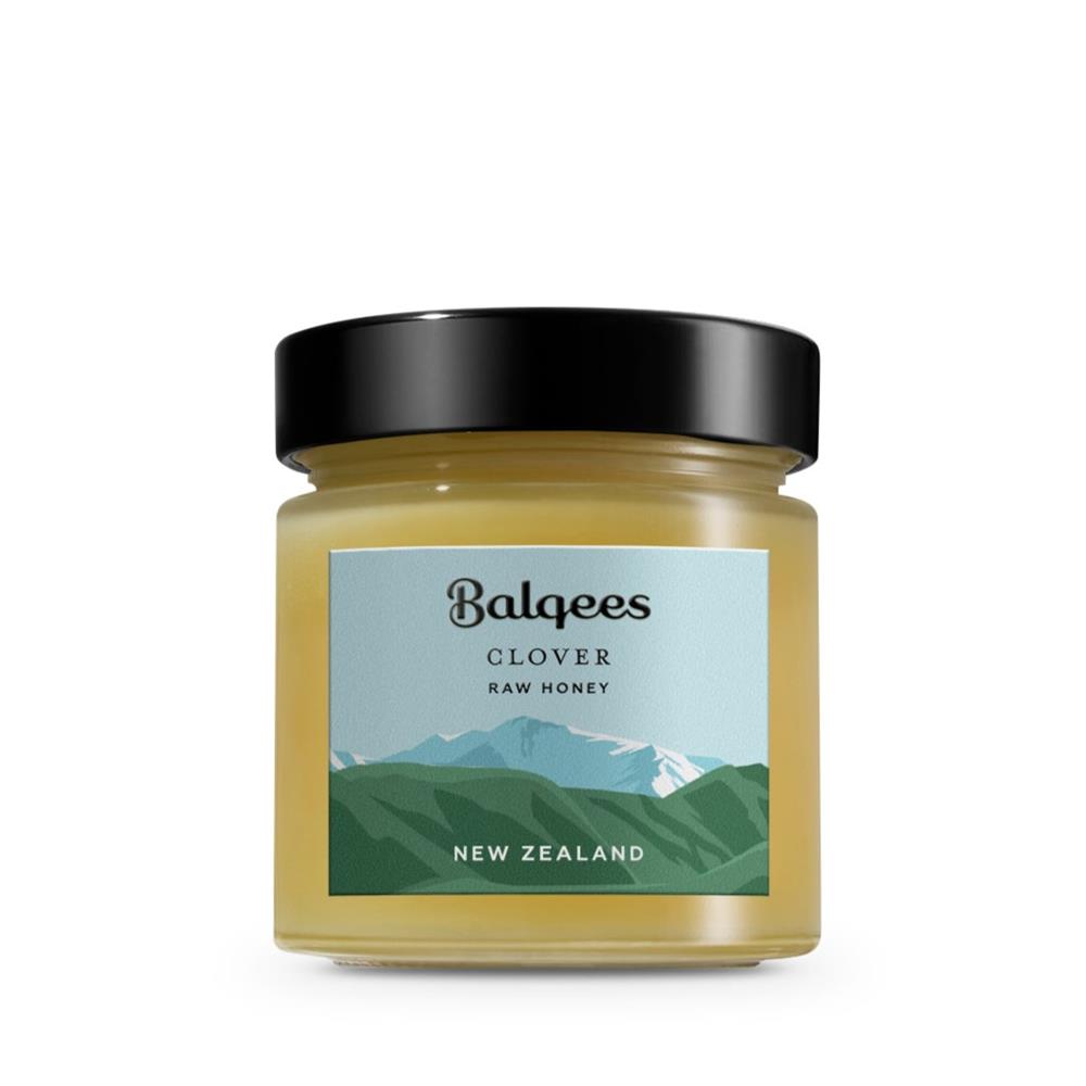 Balqees_Raw New Zealand Clover Honey 250g