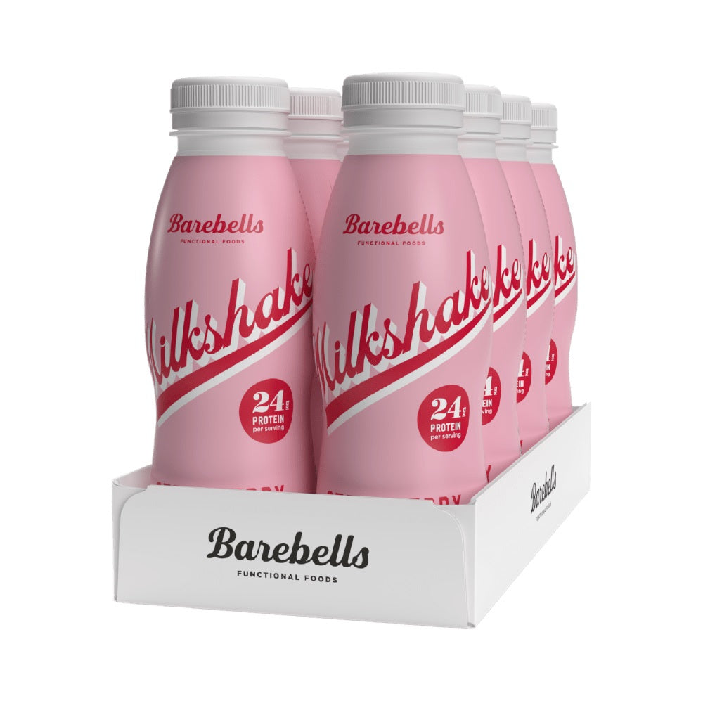 Barebells_Protein Milkshake Strawberry 330ml-pack of 8