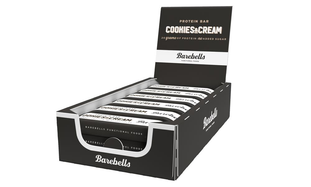 Barebells_Cookies and Cream Protein Bar 55g-pack of 12