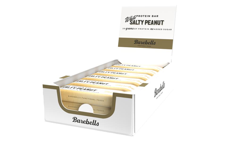 Barebells_White Chocolate Salty Peanut Protein Bar 55g-pack of 12