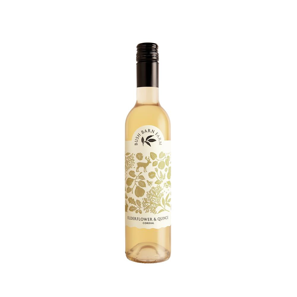 Bush Barn Farm_Elderflower and Quince Cordial 500ml