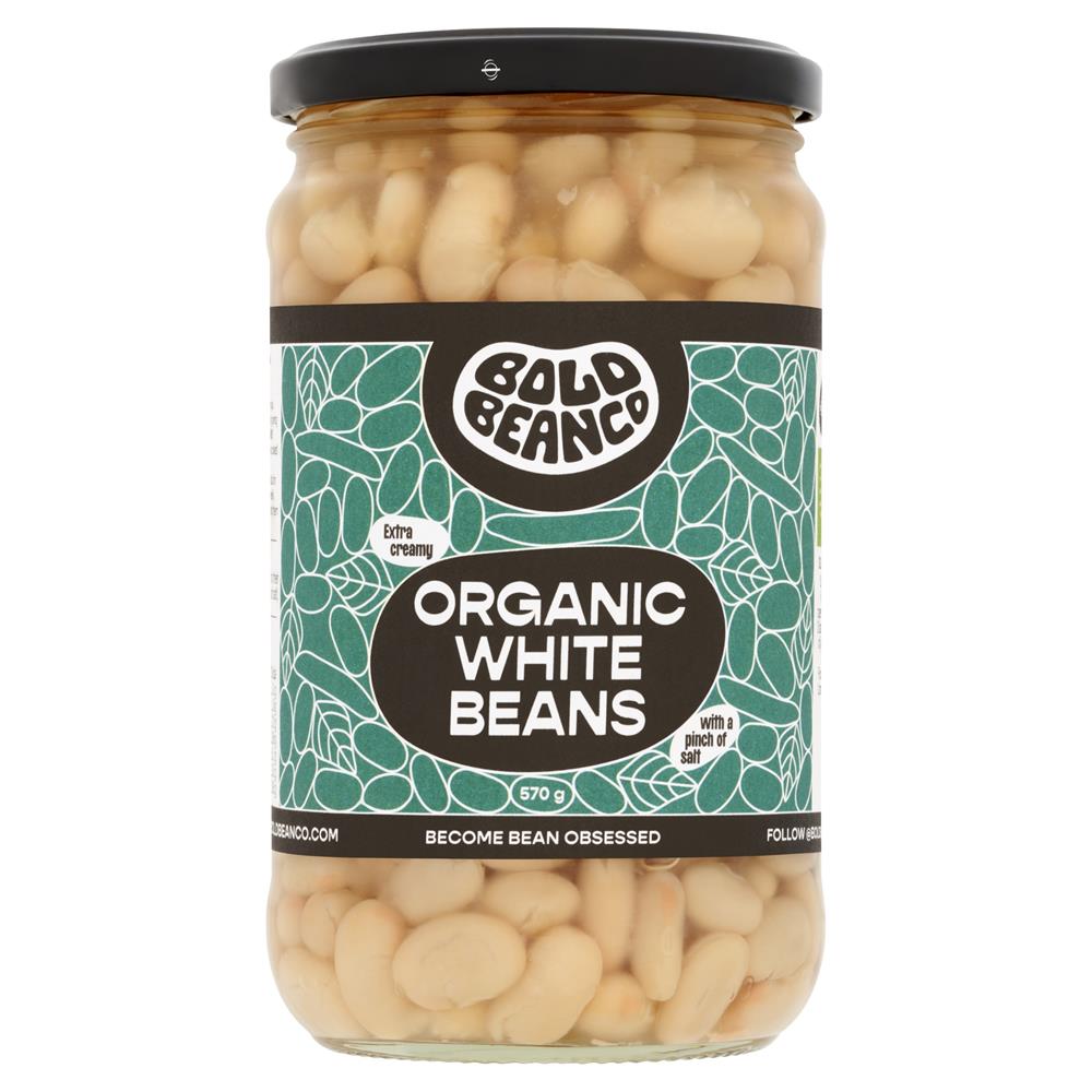 Bold Bean Co_Organic White Beans 570g