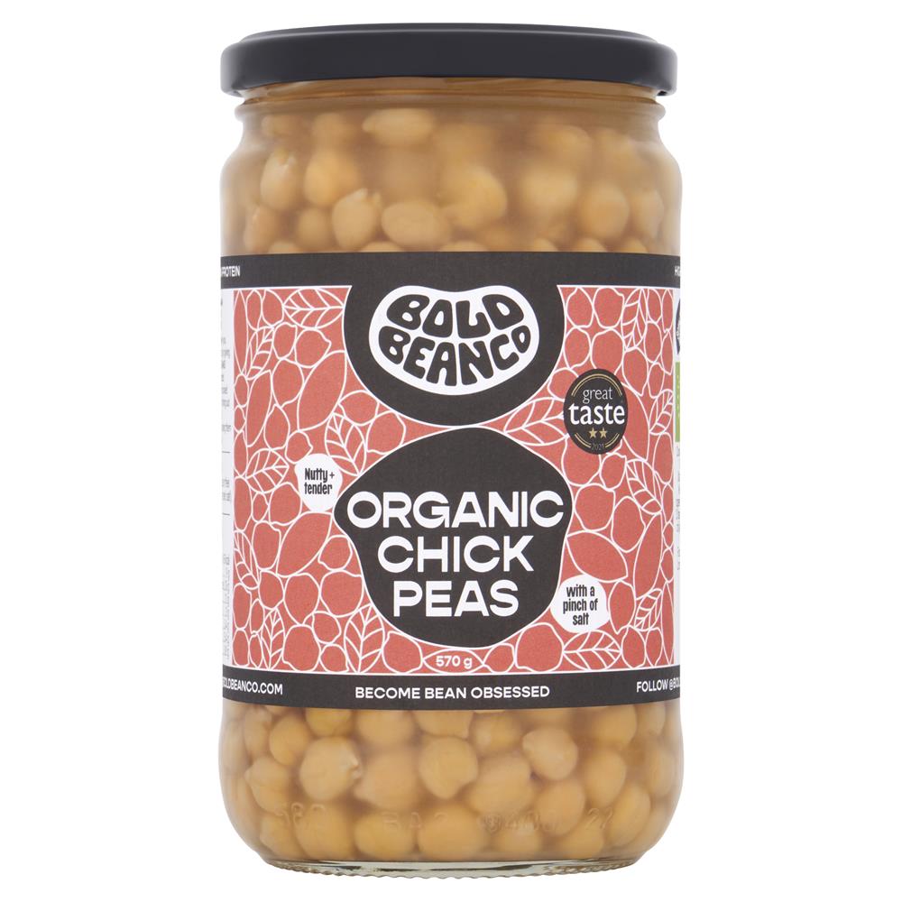 Bold Bean Co_Organic Chickpeas 570g