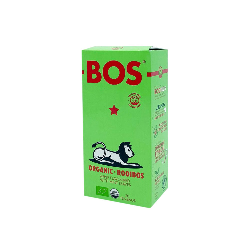 Bos_Apple & Mint Rooibos Tea 20 bags-pack of 2