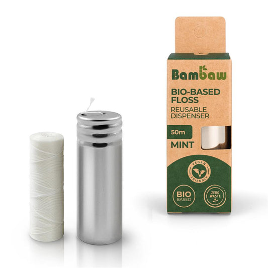 Bambaw_| Reusable stainless-steel floss dispenser | PLA