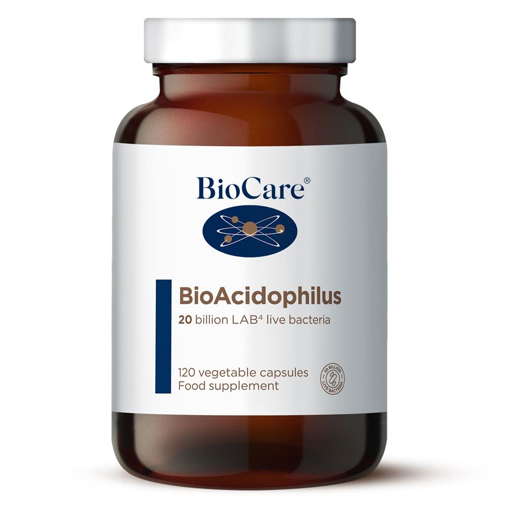 Biocare_Bio-Acidophilus (L. acidophilus & B. bifidum) 120 VCapsules