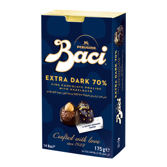 Baci_- Bijou Extra Dark 70% Choc Box 175g