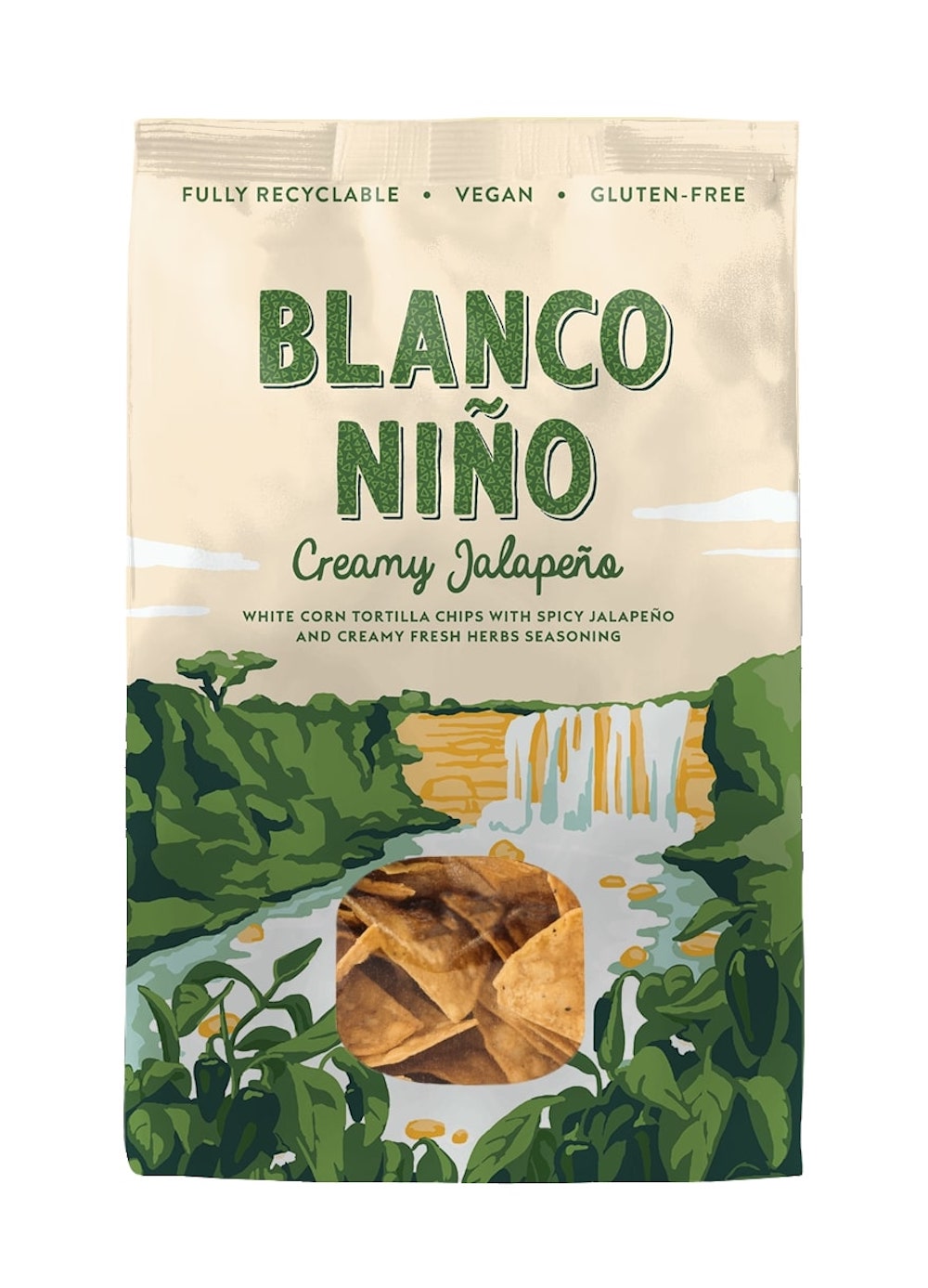 Blanco Nino_Creamy Jalapeno Tortilla Chips 170g-pack of 8