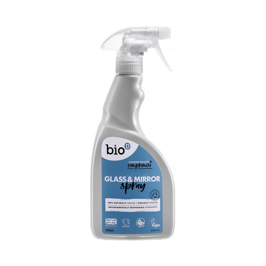 Bio-D_Glass & Mirror Cleaner Spray 500ml-pack of 2