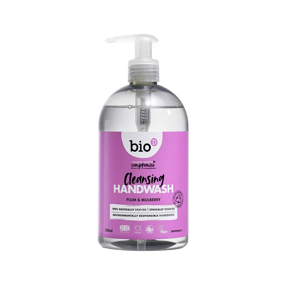 Bio-D_Plum and Mulberry Sanitising Hand Wash 500ml