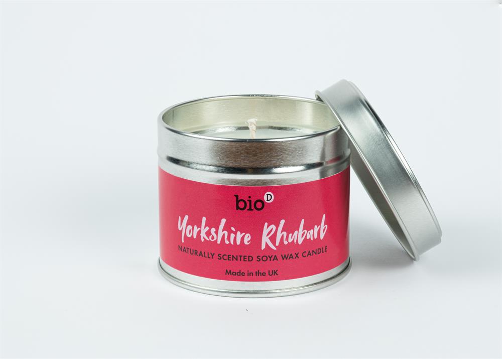 Bio-D_Yorkshire Rhubarb Soya Wax Candle 160g