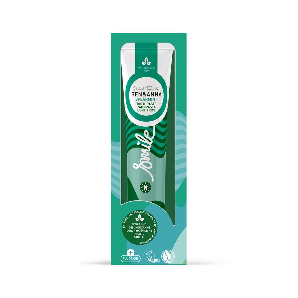 Ben and Anna_Ben & Anna Toothpaste Tube Mint (with fluoride) 75ml