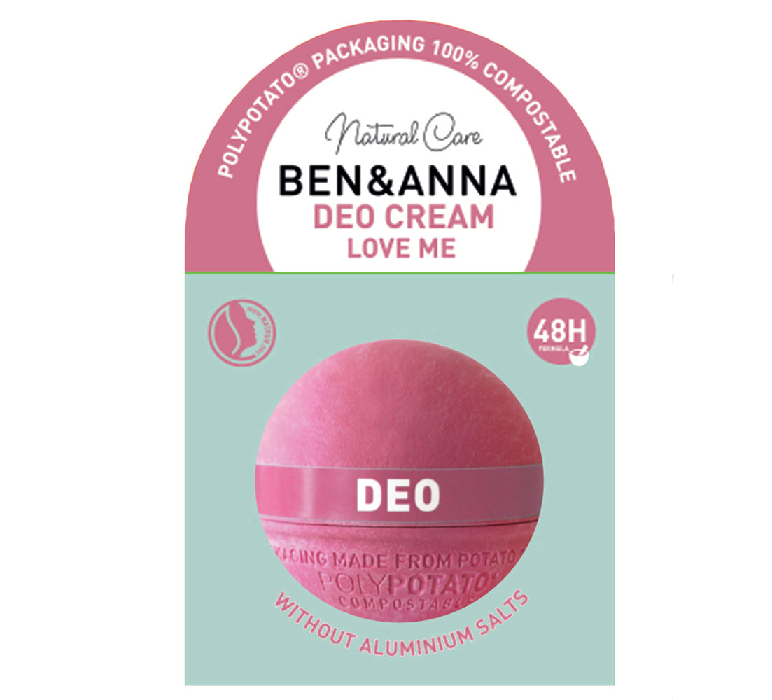 Ben and Anna_Deodorant Cream (PolyPotato Packaging) Love Me 40g